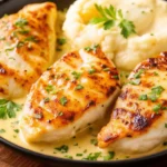 Recette poitrine de poulet grillée avec légumes, présentée dans une assiette vue du dessus