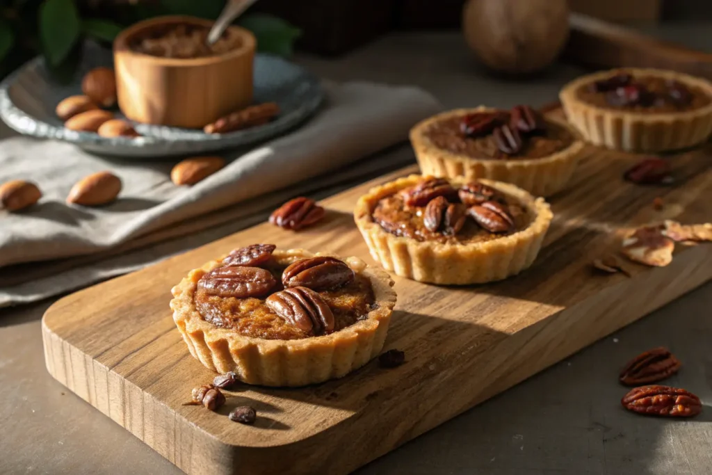 Mini tartes à la farlouche aux pacanes faites maison
