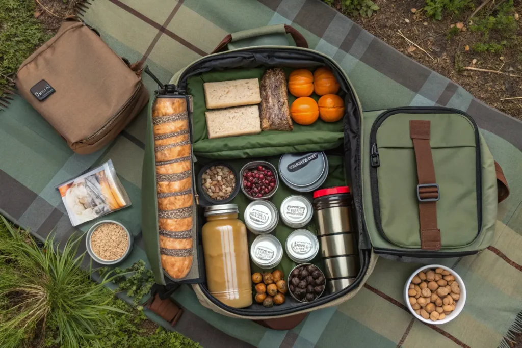Organisation intelligente des repas en camping sans frigo